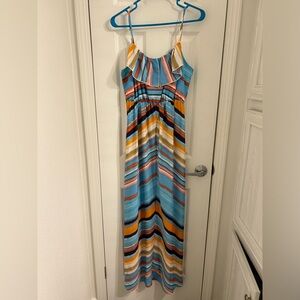 Multi colored maxi dress